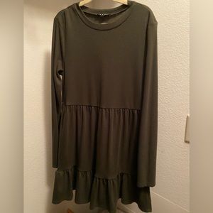 Dark Green Dress - Size Small
